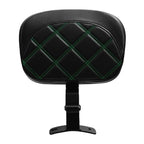 Green Stitching Driver Backrest Pad for Harley Touring Road Glide (2009-2023)