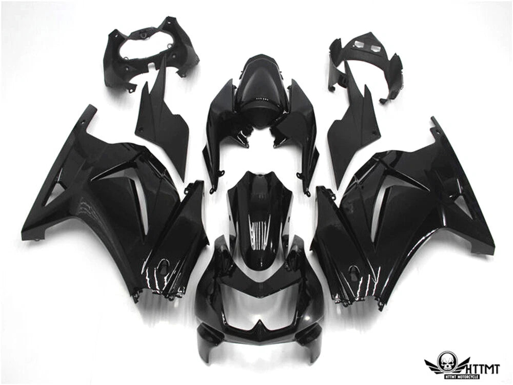 Plastic Glossy Black Fairing for Kawasaki EX250 250R (2008–2012) t03