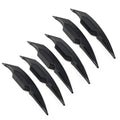 Black Motorcycle Fairing Winglets Side Spoiler Deflectors for Universal Models