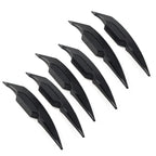 Black Motorcycle Fairing Winglets Side Spoiler Deflectors for Universal Models