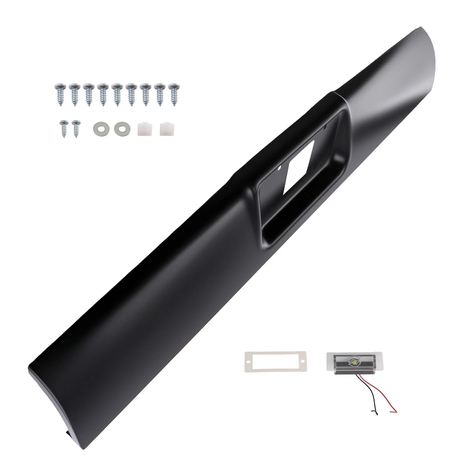Black Primed Steel Rear Roll Pan for Chevy Colorado (2004–2012)