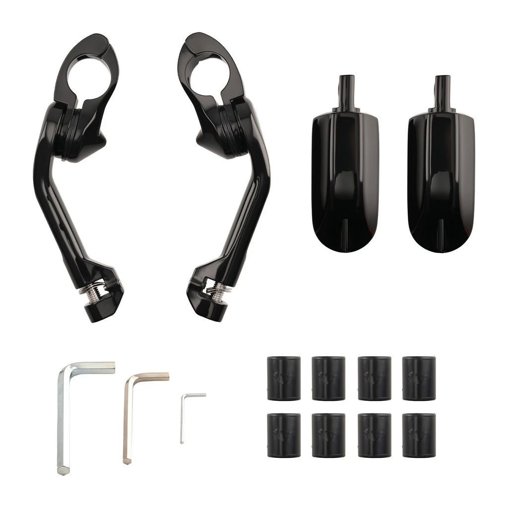 Aluminum Foot Pegs for Harley-Davidson Street Glide/Tour Glide (2014–2023)