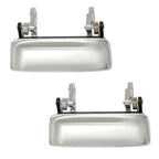 Set of 2 Metal Exterior Door Handles for Ford Ranger Mazda (1998–2011)