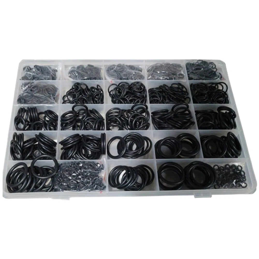 1500pcs Rubber O Rings Kit for Automotive Sealing
