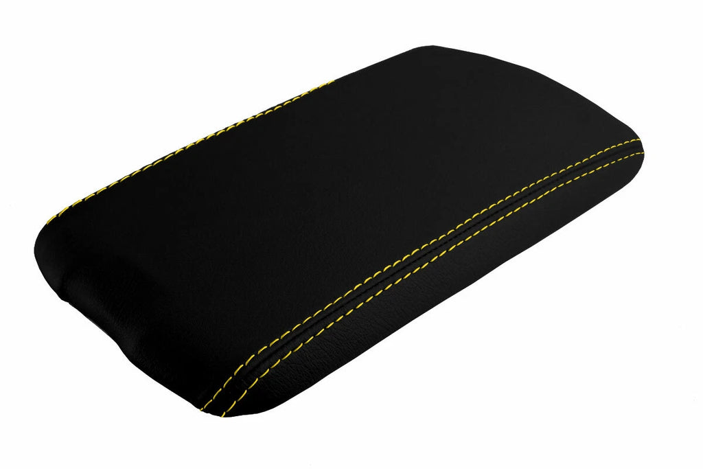 Console Lid Cover for Mazda RX8 (2004–2008) Leather Yellow Stitch