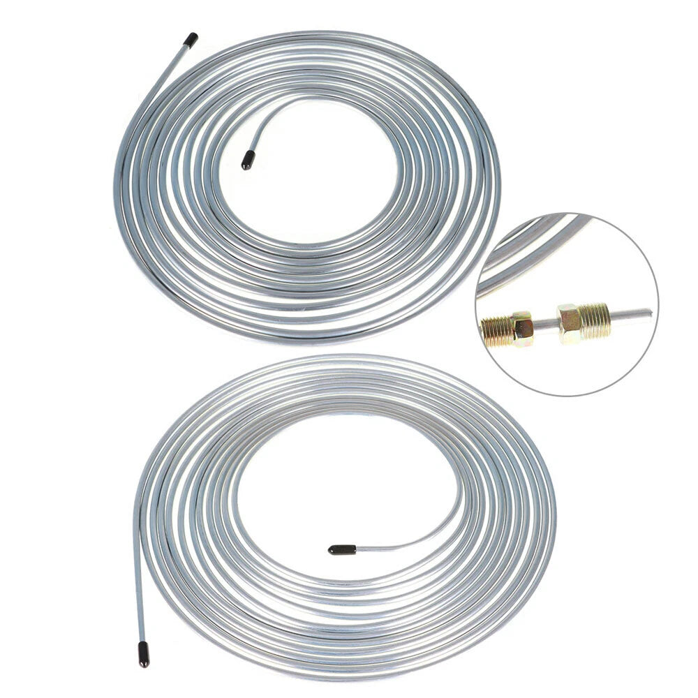 2X Brake Line Tubing Kit for Universal Vehicles (25 Ft. 3/16 & 1/4)