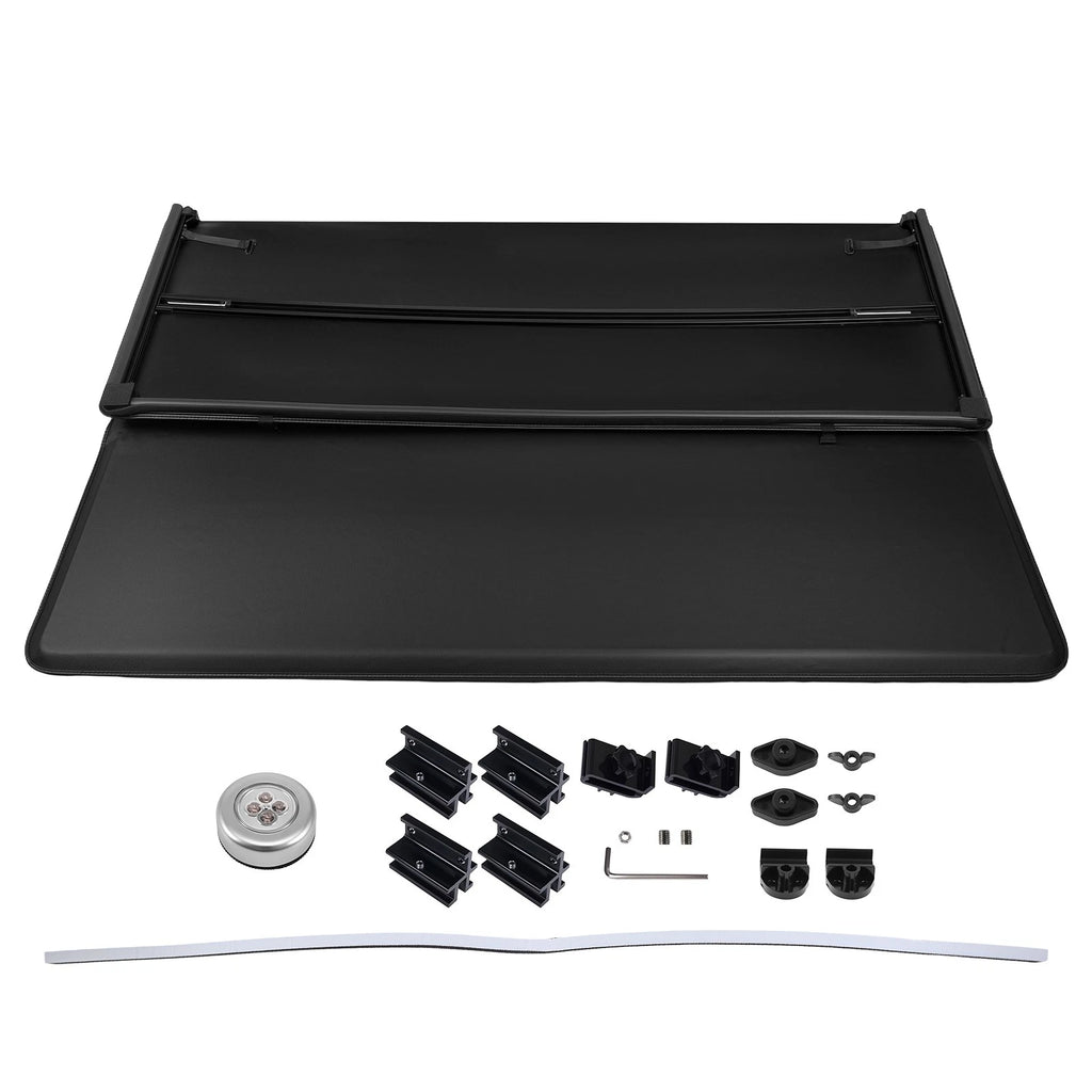 Soft Tri-Fold Tonneau Cover for Toyota Tacoma (2016–2024) 25 UV Protection