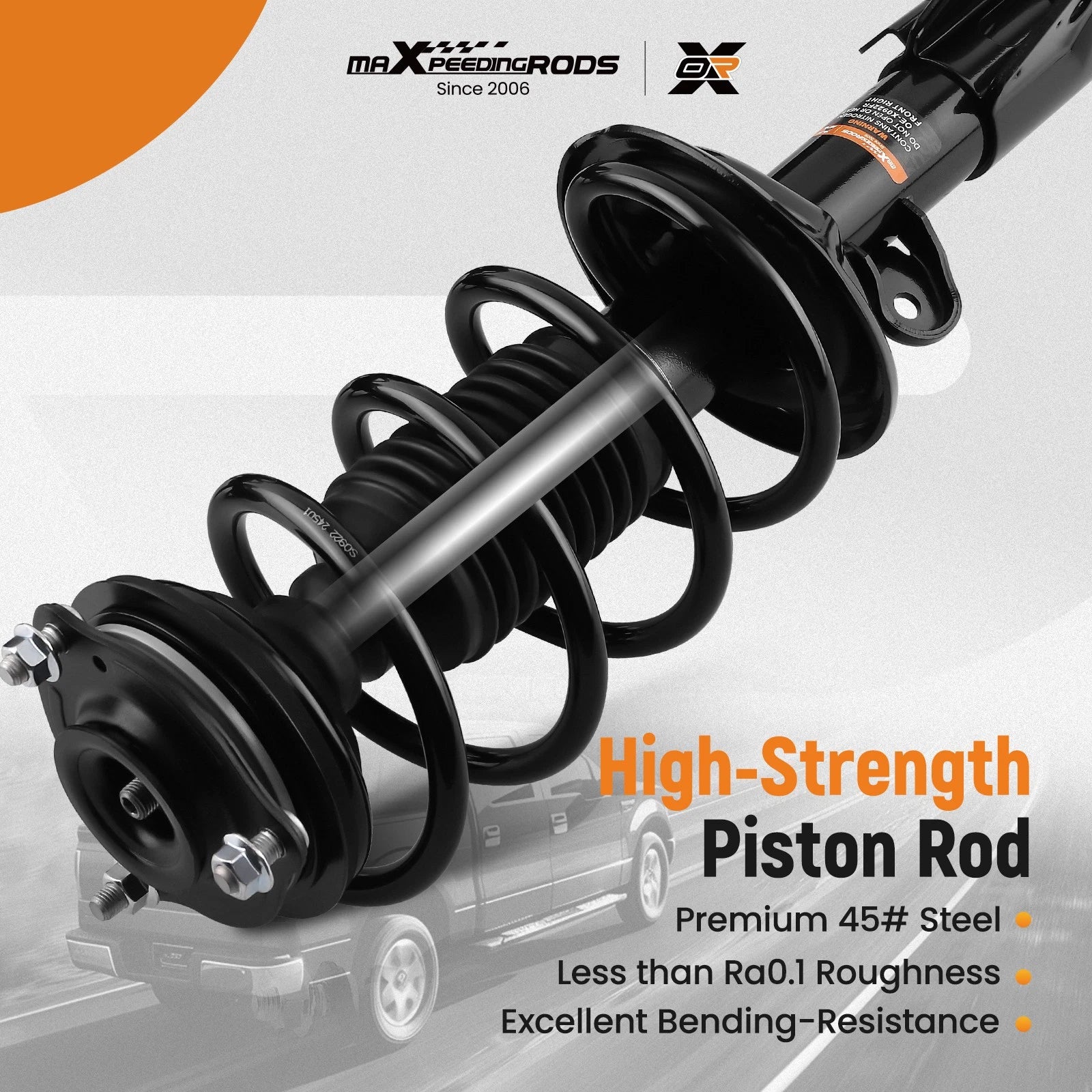 Set of 2 Front Quick Complete Strut Shocks for Honda Civic Sedan (2012)