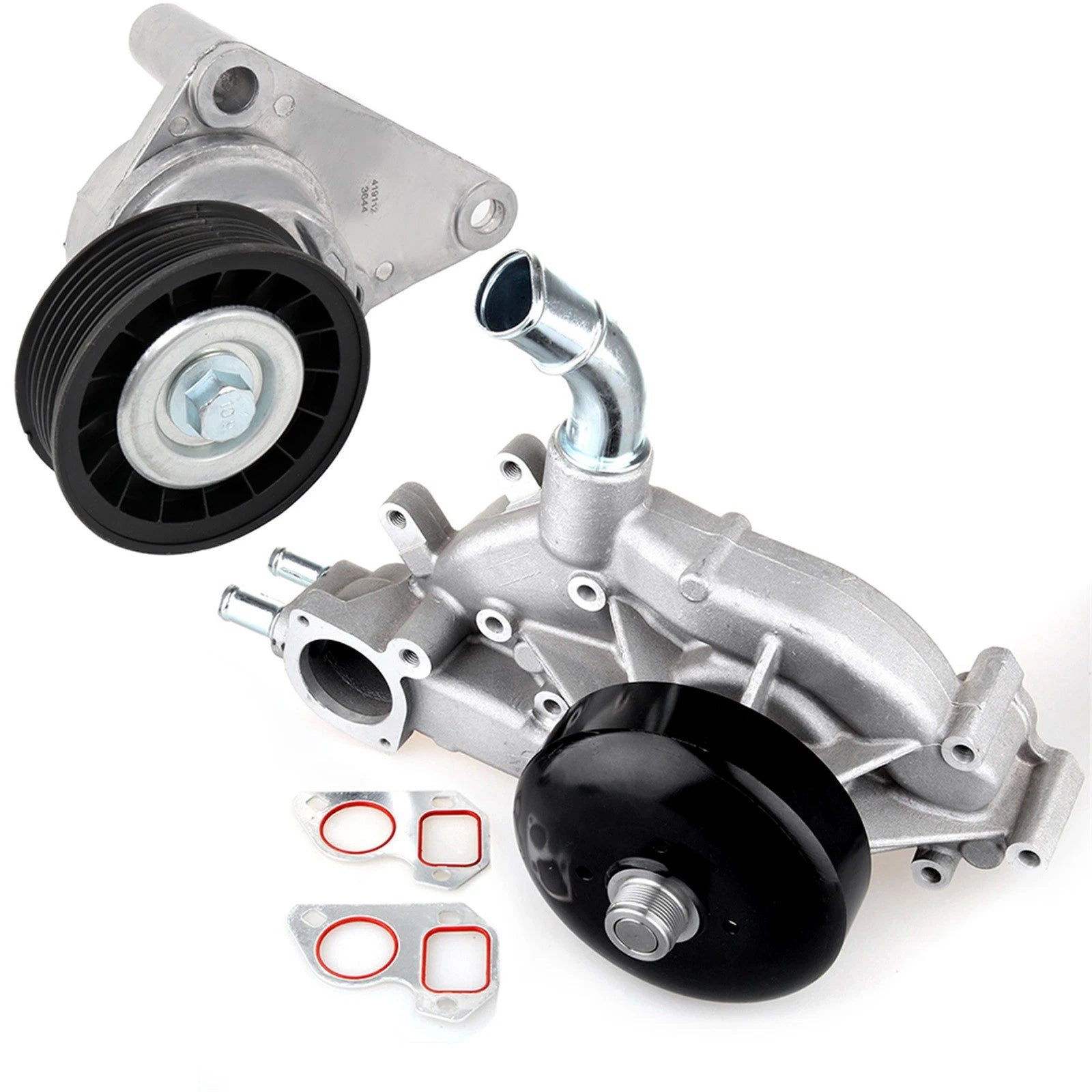 Water Pump & Tensioner for Cadillac Escalade, Chevy Express 1500, Silverado 1500 (2002–2020)