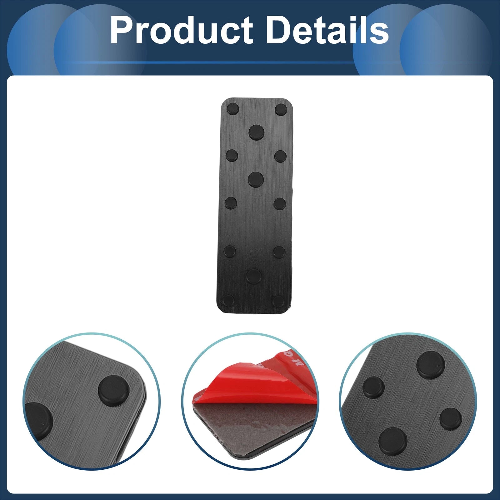 Footrest Pedals Cover for Subaru Forester (2003–2005) Aluminum Alloy Black