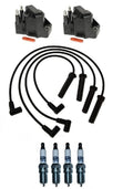 2X Ignition Wires Coils & 4 Spark Plugs Kit for Chevy Pontiac 2.2L L4 (2000–2005)