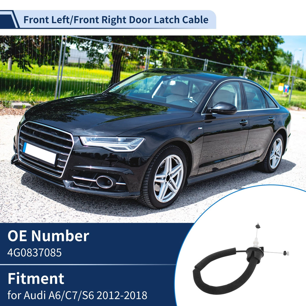 Door Latch Cable No. 4G0837085 for Audi A6/C7/S6 (2012–2018) Front