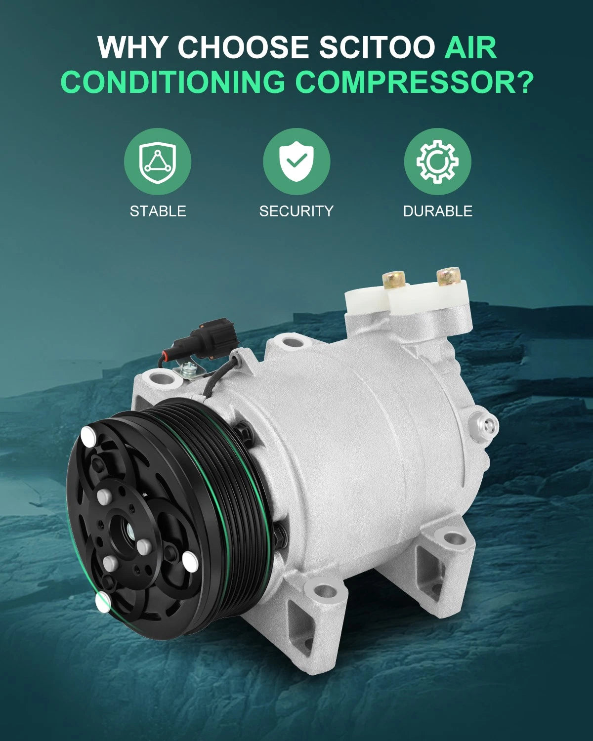 A/C Compressor for Nissan Titan (2004–2015) & Infiniti QX80 (2014–2016) 5.6L