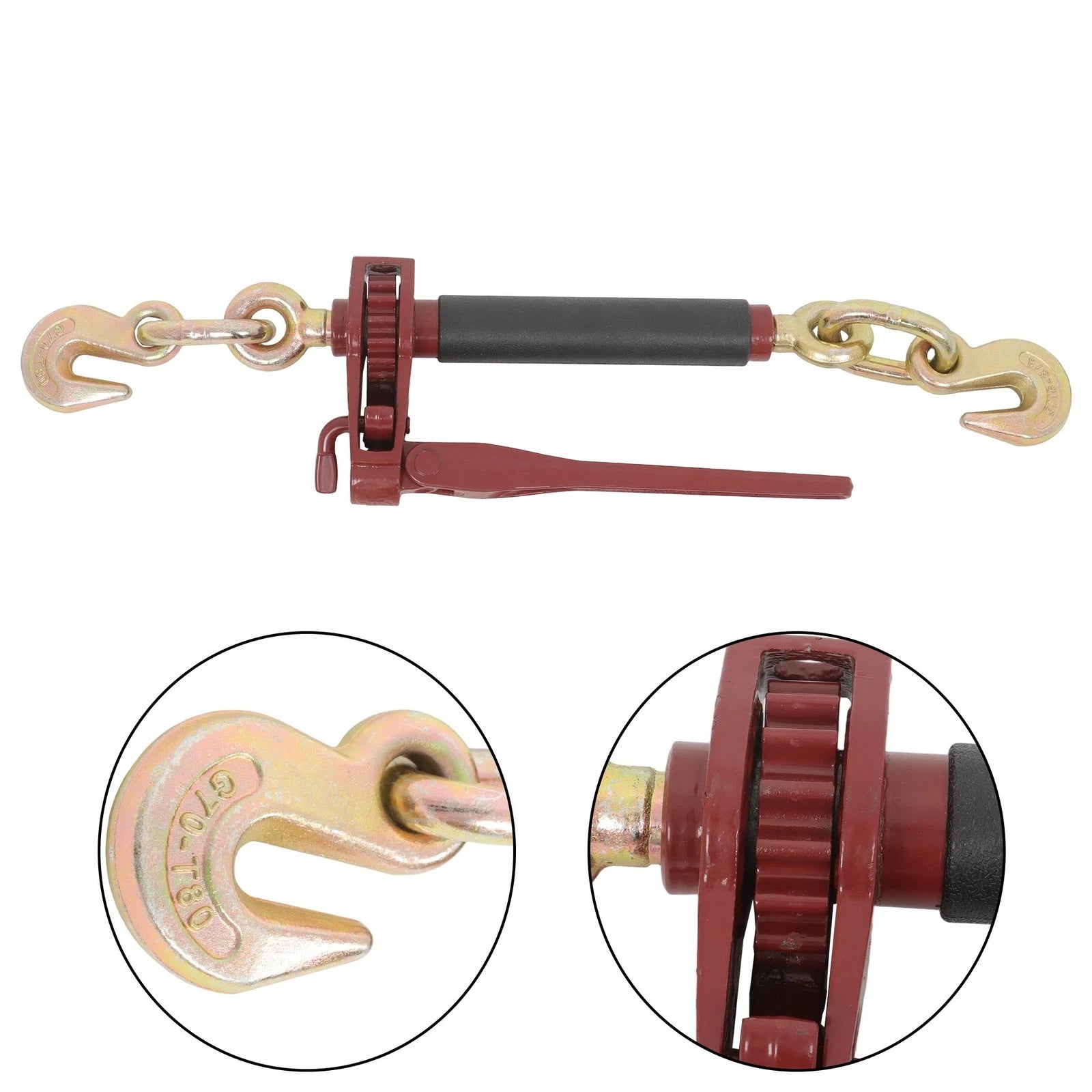 Set of 4 Load Binders for Transport Chain (5/16" - 3/8")