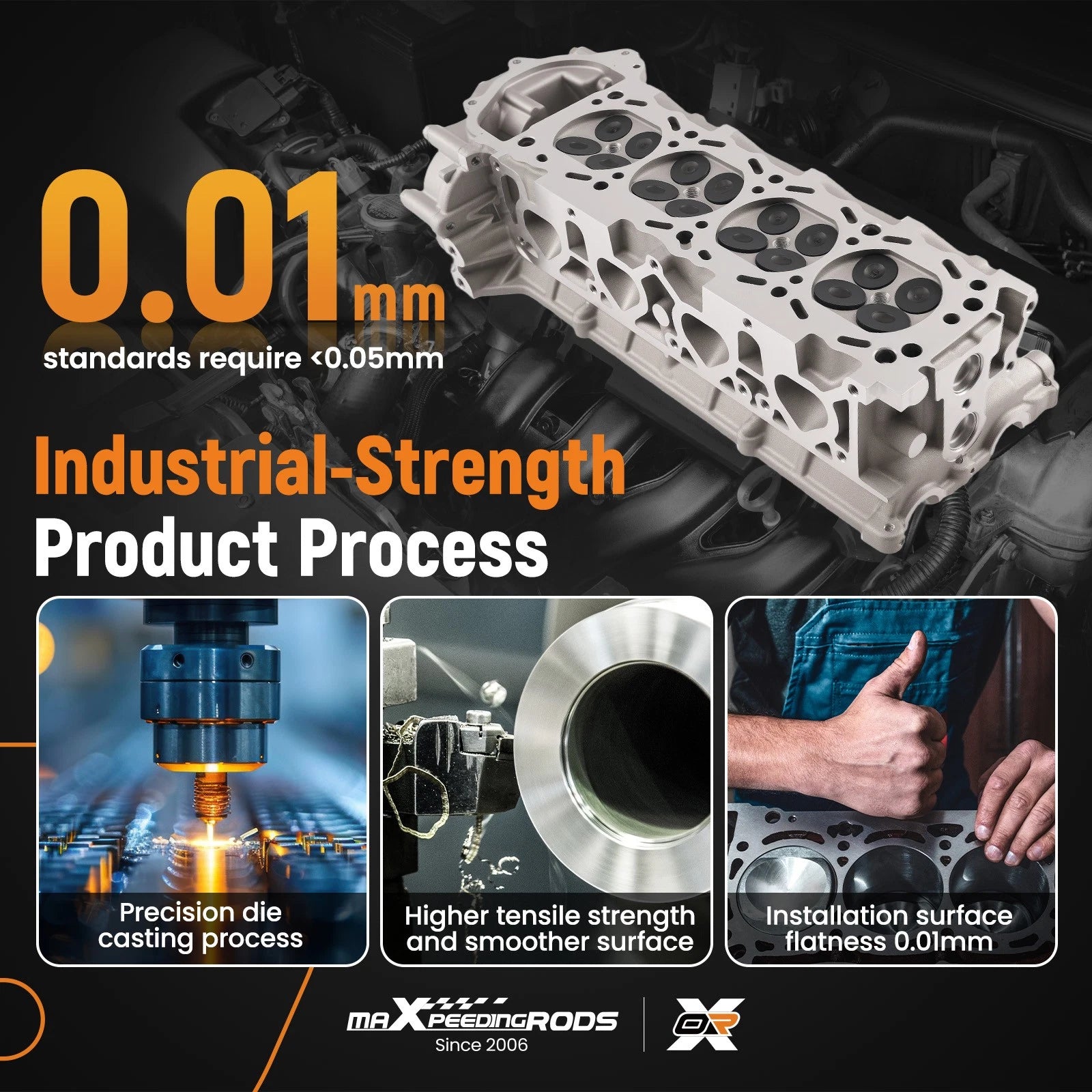 Cylinder Head Assembly for Nissan Frontier 240SX Sentra Xterra (1995–2004)