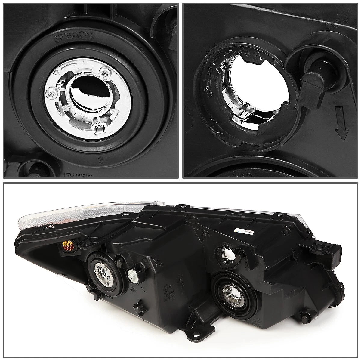 Left Side Headlight for Dodge Journey (2009–2020) CH2502222 Chrome