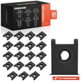 Set of 20 Metal Spring U-Nut Retainer Clips for Chevy Astro (1990–2005)
