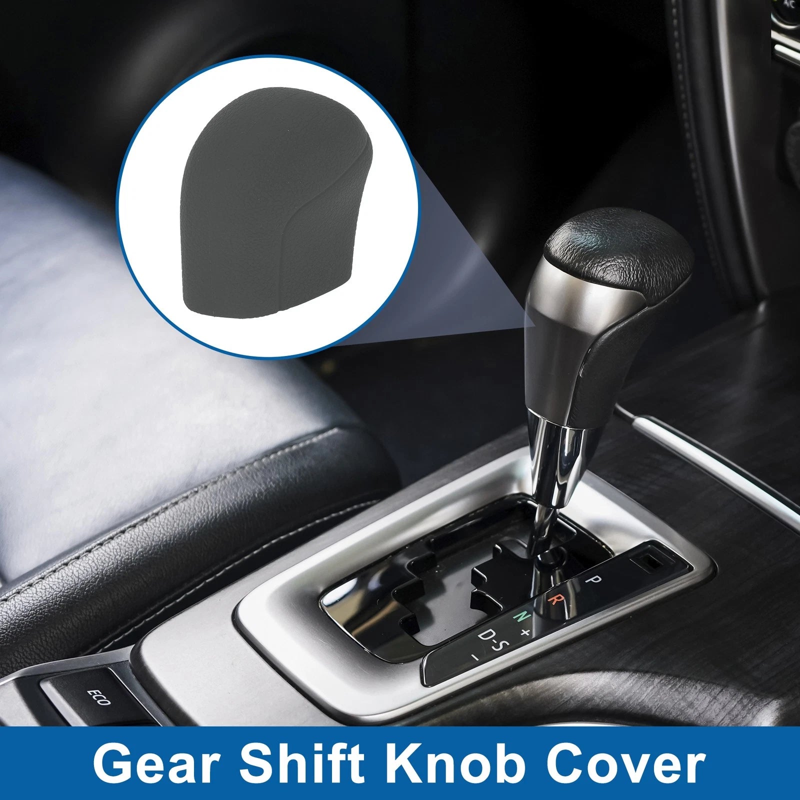 1 Pc Gear Shift Knob Cover for Toyota Camry (2018–2024) Grey Silicone