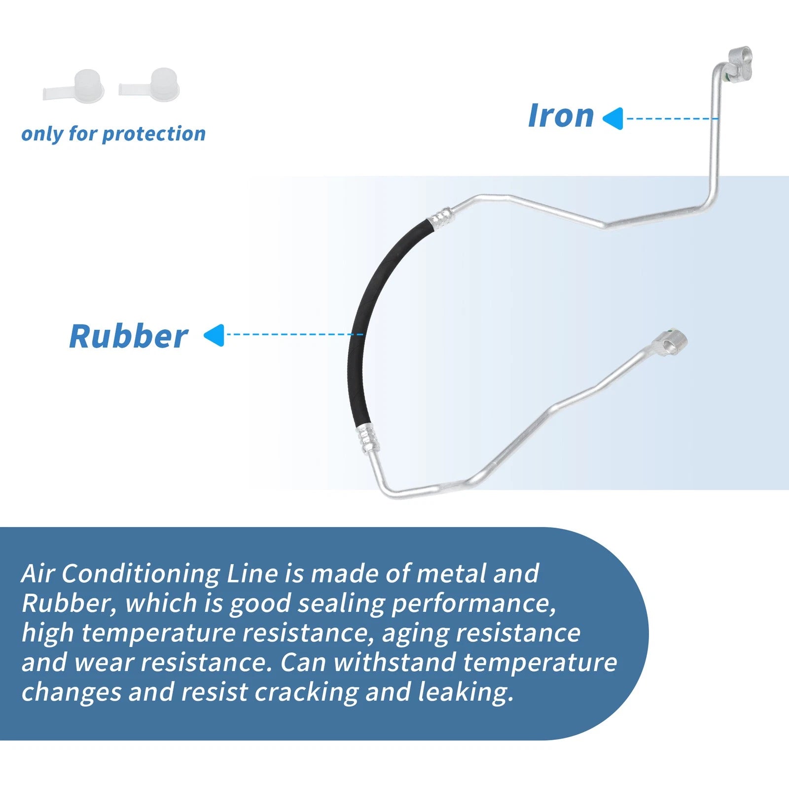 A/C Refrigerant Liquid Hose for BMW X1 (2009–2015) No. 64506799633