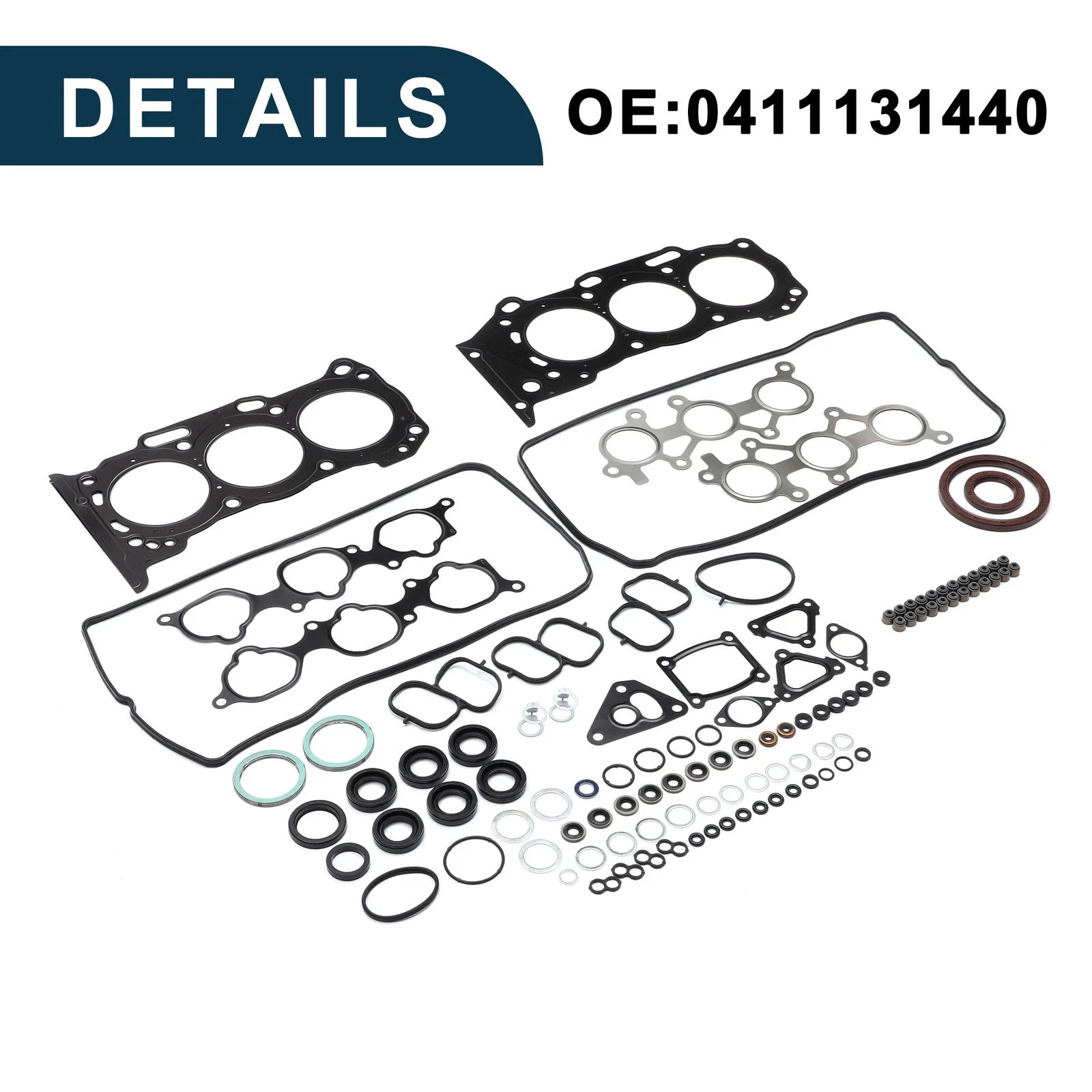 Cylinder Head Gasket Kit No. 0411131440 for Toyota 2GR (2005–2023)