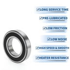 Deep Groove Ball Bearing 60x110x22mm for Scooter Skateboard (1 Pc)