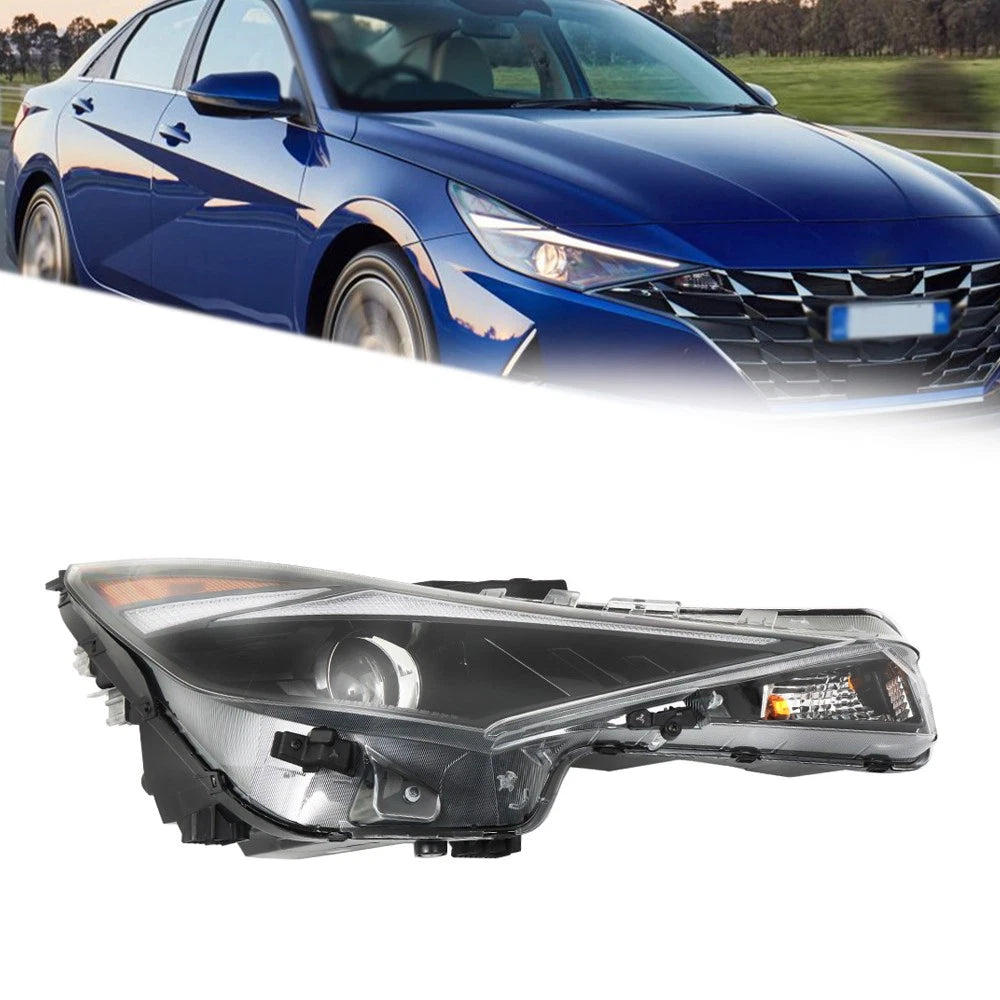 Right Side Headlight Assembly for Hyundai Elantra (2021–2022) Halogen