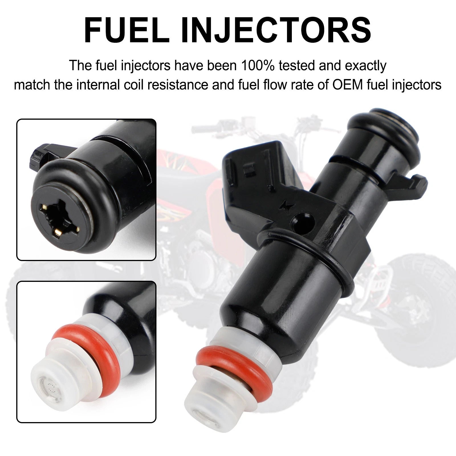 Fuel Injector for Suzuki Quadracer LTR 450 (2006–2009) Polaris 15710-45G01