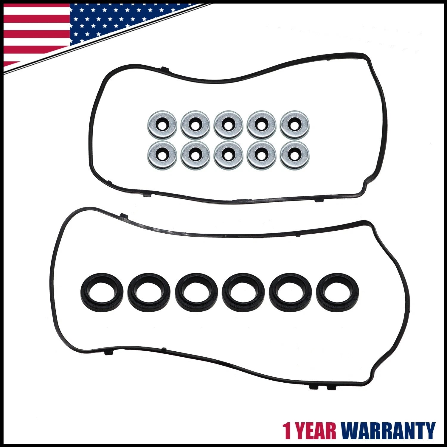 Engine Valve Cover Gasket Set for Honda Accord (2008–2012) 3.5L V6 3471cc