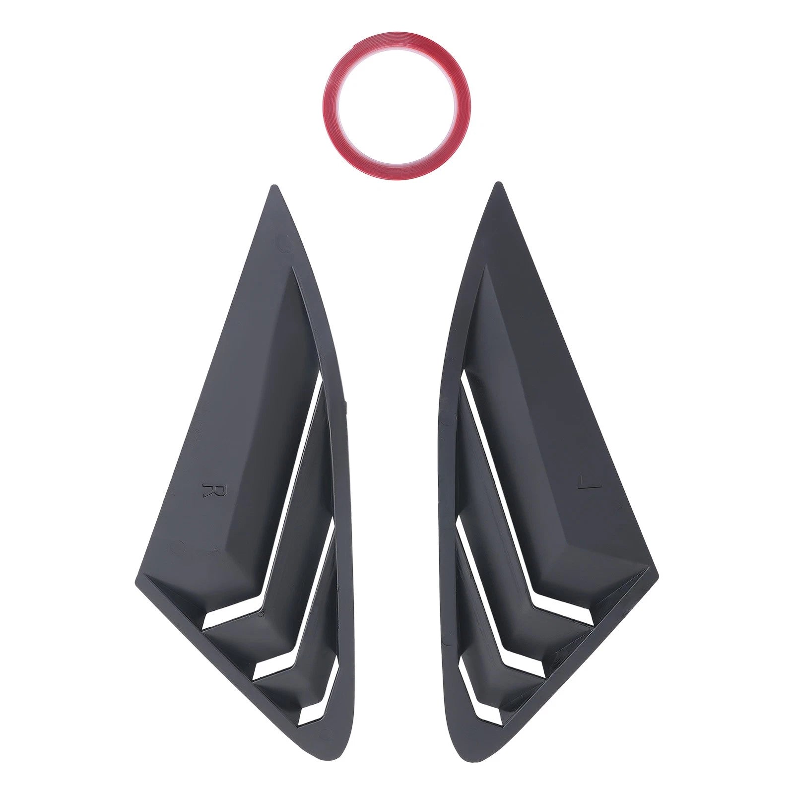 Car Side Louvers for Kia K5 (2021–2025) Window Quarter Black