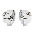 1.65" Tall Handlebar Riser Mount Clamp for Harley Dyna Softail Sportster