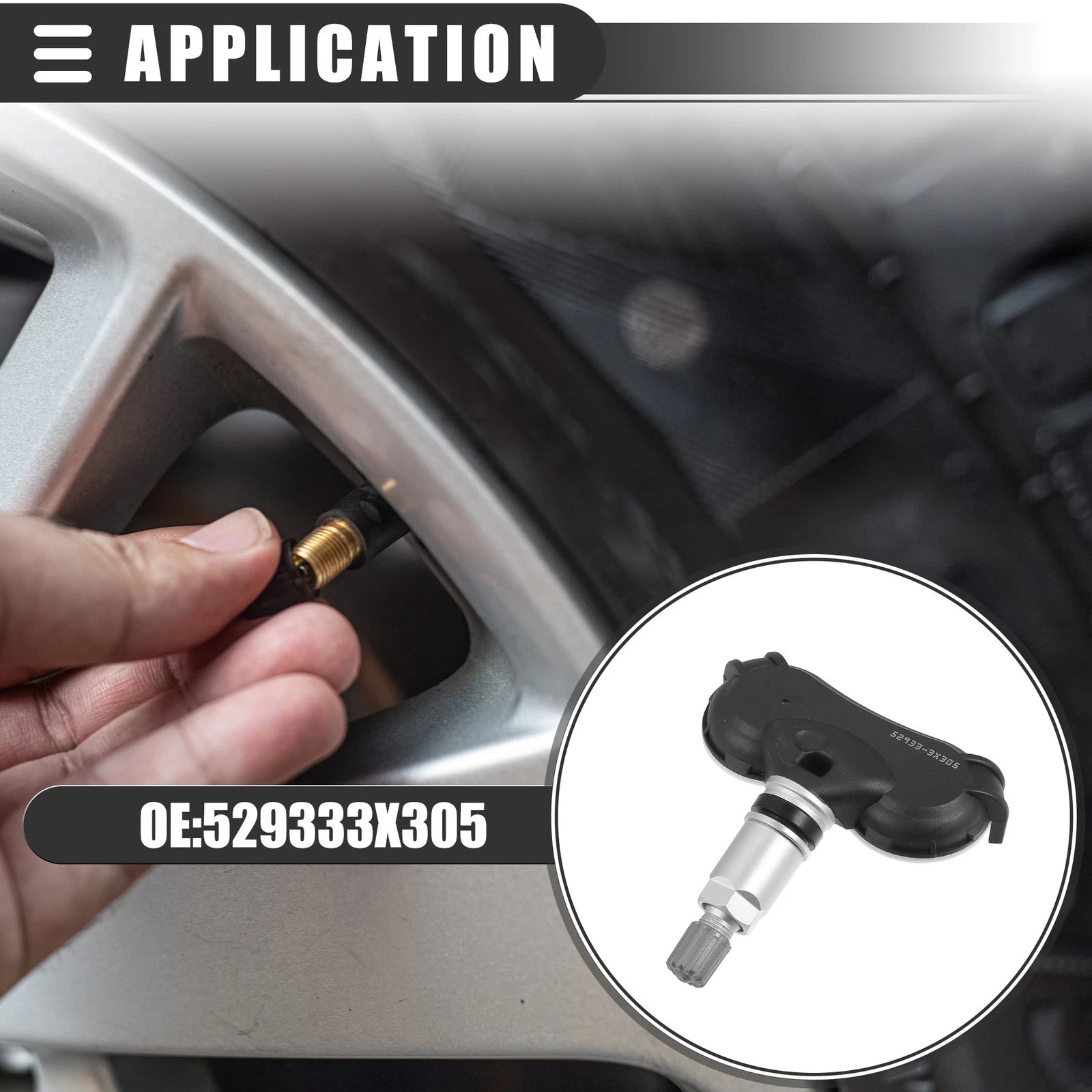 Tire Pressure Sensor 433MHZ for Hyundai Elantra (No. 52933-3X305)