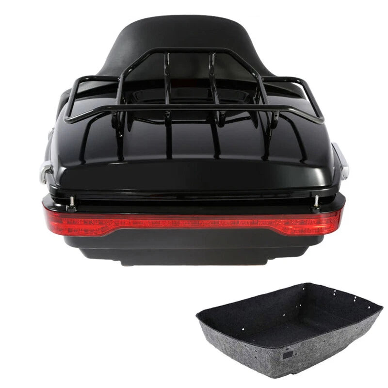 LED Luggage Rack Backrest for Harley CVO Road Glide (2014–2026)