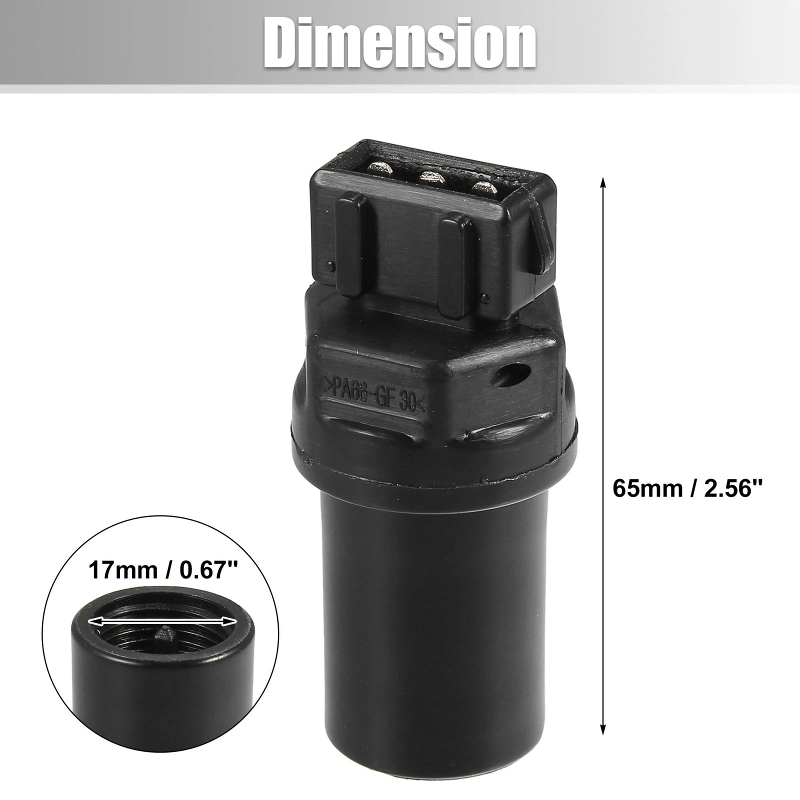 Transmission Speed Sensor for Volkswagen Cabrio (1995–2002) 357919149 3 Pins