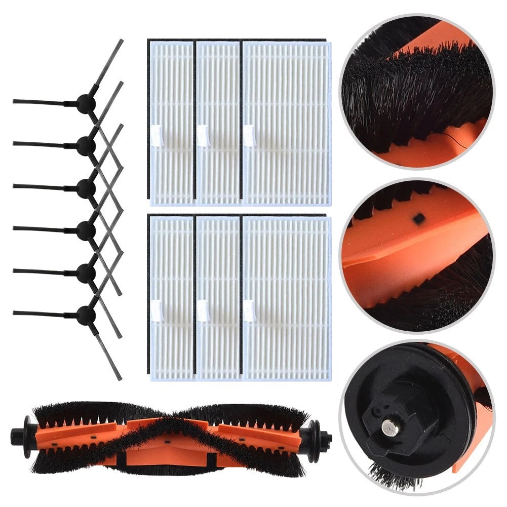 Main Brush, Side Brush, and Filter Kit for Uninell UR3 (2019–2023)