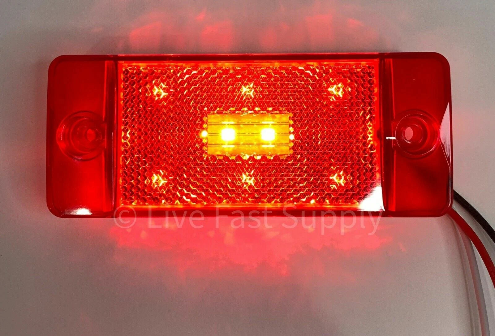 LED Side Marker Lights Full Set for Ford Bronco (1970–1977) Red Amber