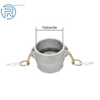 2PC 3" Aluminum Cam Lock Fitting for Hose Couplers