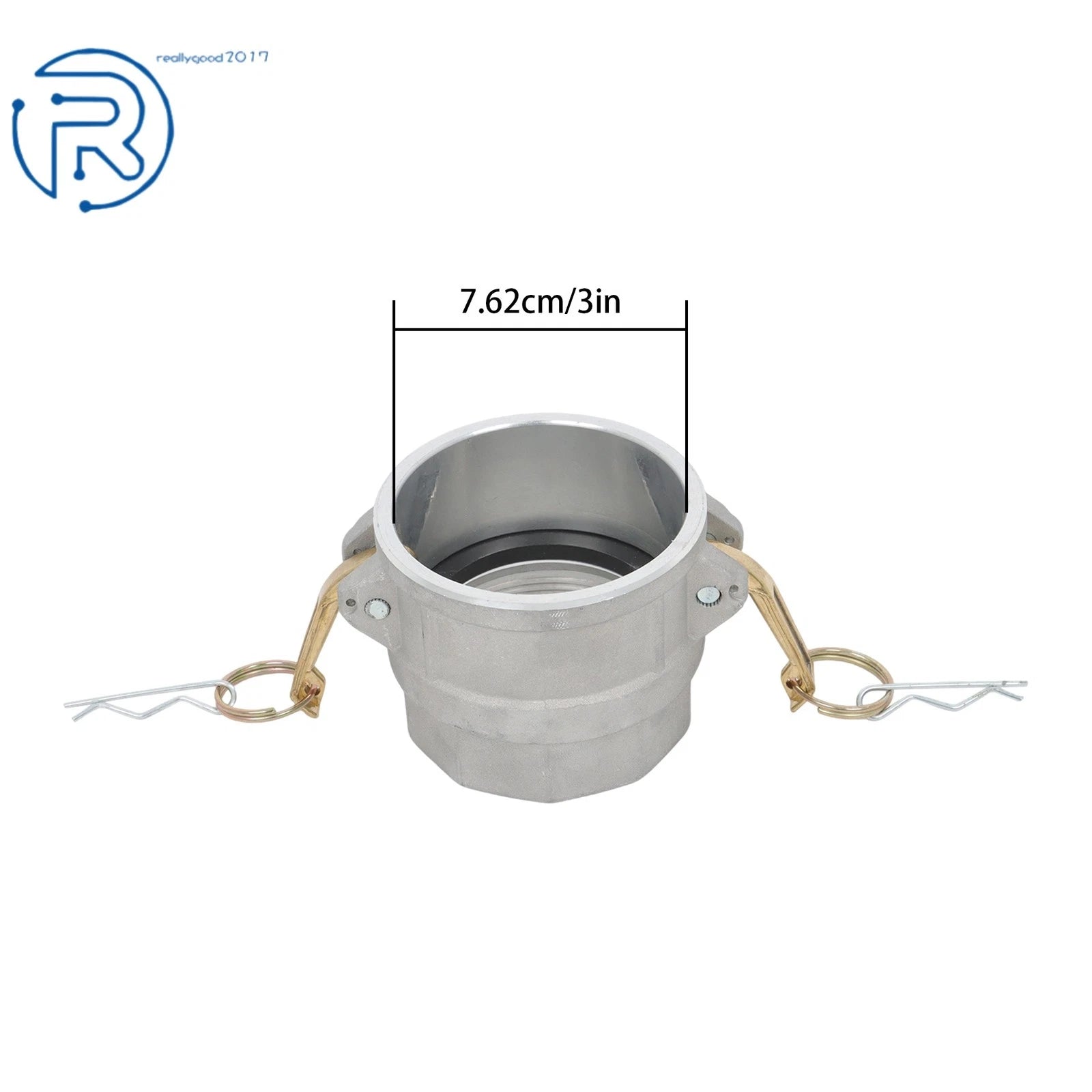 2PC 3" Aluminum Cam Lock Fitting for Hose Couplers