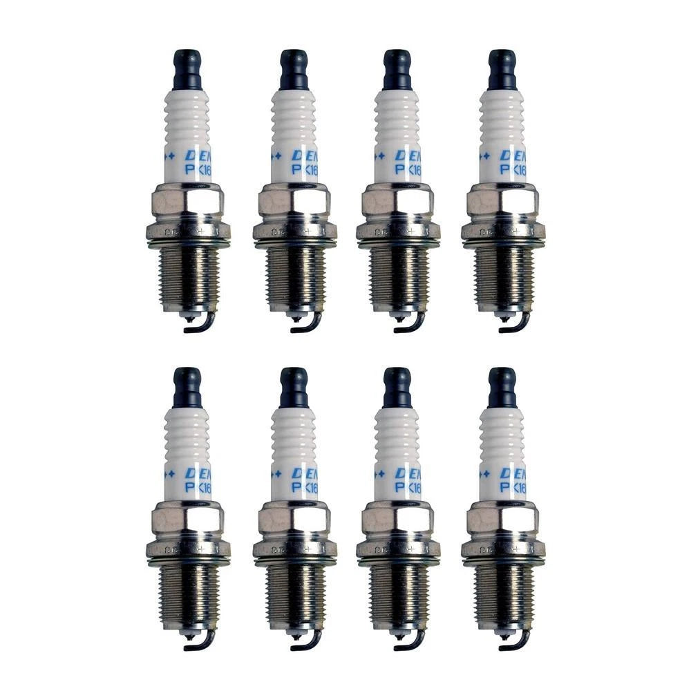 Set of 8 Denso Double Platinum Spark Plugs (Gap 0.044) for