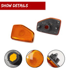Set of 2 Amber Lens Front Fender Side Marker Lights for Hummer H3 (2005–2010)