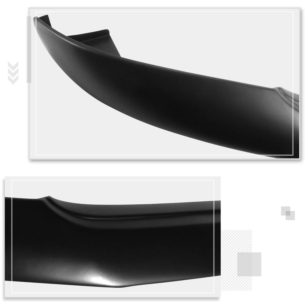 IKC Style Matte Black Front Bumper Lip Spoiler Kit for Ford Mustang (2005–2009)