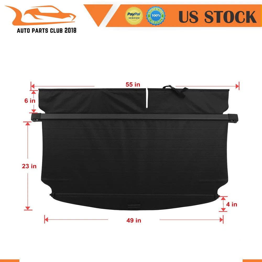 Trunk Cargo Cover Shield for Toyota RAV4 (2006–2012)
