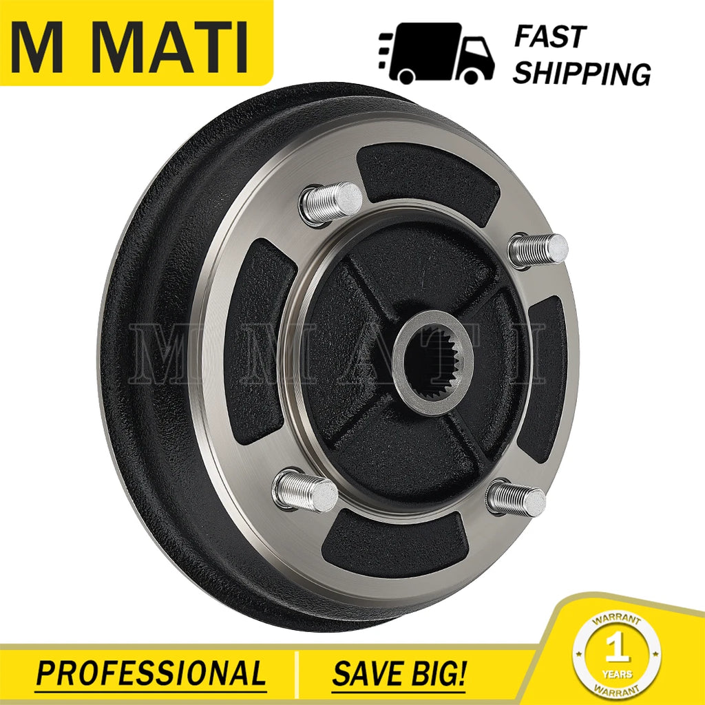 Front Wheel Brake Drum Hub for Kawasaki Mule 2510 Diesel KAF950A (2000–2001)