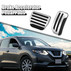 2X Brake and Gas Accelerator Pedal Covers for Nissan Pathfinder (2013–2021)