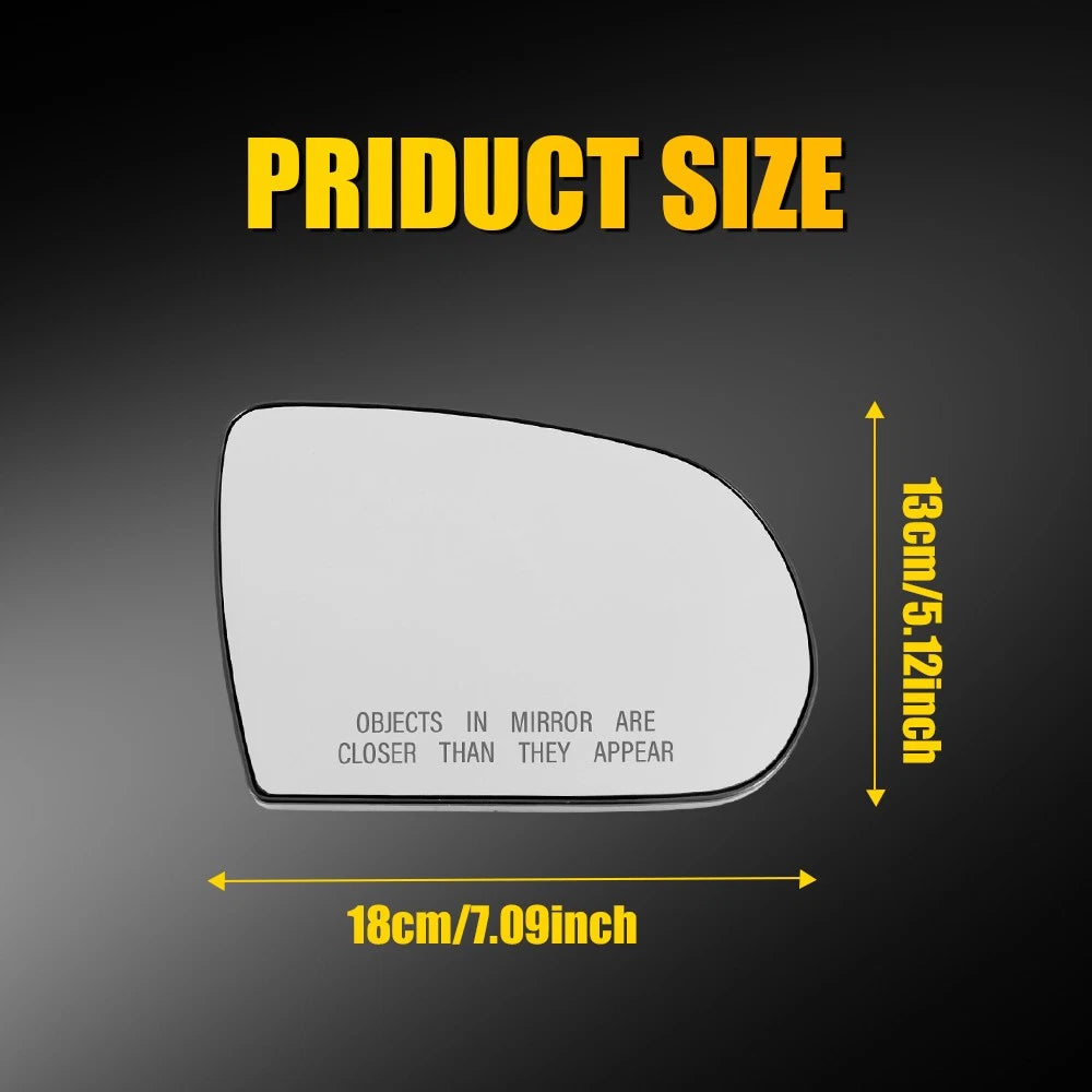 RH Right Side Mirror Glass Non-Heated 68228910AA for Jeep Cherokee (2014–2023)