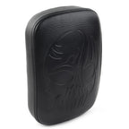 Black Rear Passenger Pillion Pad Seat for Harley Bobber Sportster