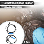 Rear Left Right ABS Sensors for BMW 325Ci (2001-2006)