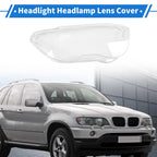 1 Pcs Headlight Lens Cover for BMW 7 Series E66/E65 (2002–2005) PC Clear
