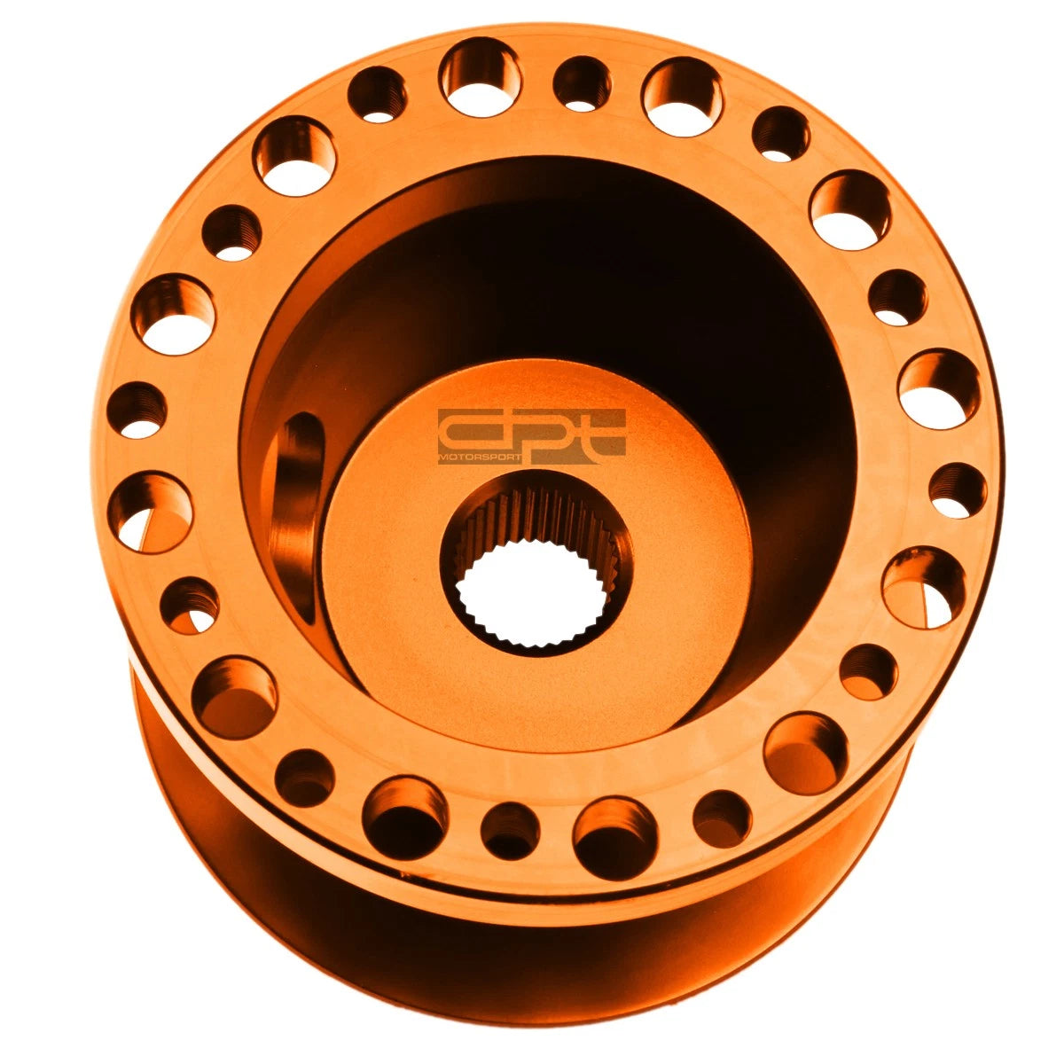 6-Hole Hub Adaptor for Mitsubishi Eclipse/Lancer (1G 2G) - Orange Aluminum