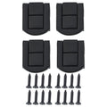 Set of 4 Metal Locks for Wooden Boxes (Retro Style)