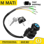Ignition Switch with 2 Keys for Kawasaki Bayou 185 KLF185 (1985–1988)